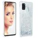 Силиконовый (TPU) чехол Deexe Liquid Glitter для Samsung Galaxy A21s (A217) - Silver. Фото 2 из 8