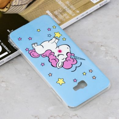 Силіконовий (TPU) чохол Deexe LumiCase для Samsung Galaxy J4+ (J415) - Unicorn Luminous TPU