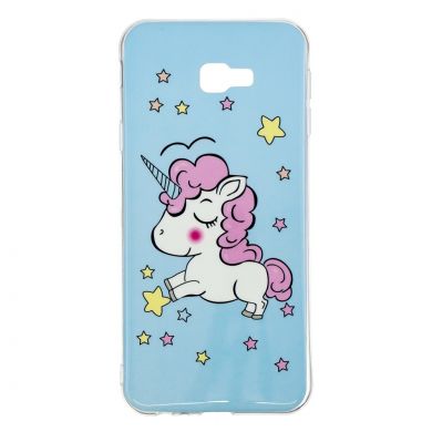 Силіконовий (TPU) чохол Deexe LumiCase для Samsung Galaxy J4+ (J415) - Unicorn Luminous TPU