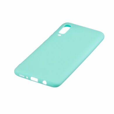 Силіконовий (TPU) чохол Deexe Matte Case для Samsung Galaxy A70 (A705) - Baby Blue