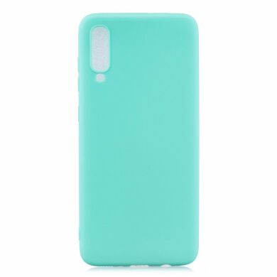 Силіконовий (TPU) чохол Deexe Matte Case для Samsung Galaxy A70 (A705) - Baby Blue