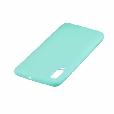 Силіконовий (TPU) чохол Deexe Matte Case для Samsung Galaxy A70 (A705) - Baby Blue