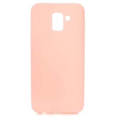 Силиконовый (TPU) чехол Deexe Matte Case для Samsung Galaxy J6 2018 (J600) - Pink