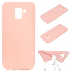 Силиконовый (TPU) чехол Deexe Matte Case для Samsung Galaxy J6 2018 (J600) - Pink