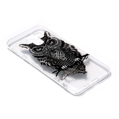 Силиконовый (TPU) чехол Deexe Pretty Glossy для Samsung Galaxy A6+ 2018 (A605) - Owl