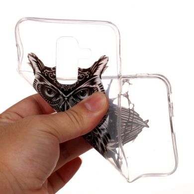 Силиконовый (TPU) чехол Deexe Pretty Glossy для Samsung Galaxy A6+ 2018 (A605) - Owl