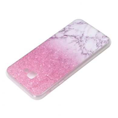 Силіконовий (TPU) чохол Deexe Pretty Glossy для Samsung Galaxy J4+ (J415) - Pink Marble