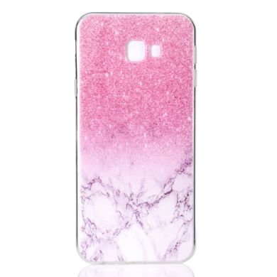Силиконовый (TPU) чехол Deexe Pretty Glossy для Samsung Galaxy J4+ (J415) - Pink Marble