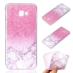 Силіконовий (TPU) чохол Deexe Pretty Glossy для Samsung Galaxy J4+ (J415) - Pink Marble