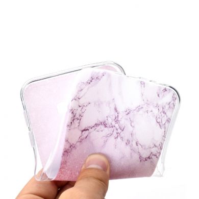 Силіконовий (TPU) чохол Deexe Pretty Glossy для Samsung Galaxy J4+ (J415) - Pink Marble