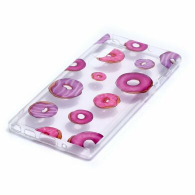 Силіконовий (TPU) чохол Deexe Pretty Glossy для Samsung Galaxy Note 10 (N970) - Doughnuts