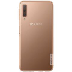 Силиконовый (TPU) чехол NILLKIN Nature для Samsung Galaxy A7 2018 (A750) - White