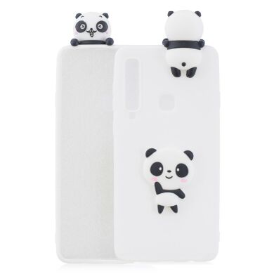 Силиконовый (TPU) чехол UniCase 3D Pattern для Samsung Galaxy A9 2018 (A920) - Panda / White Background