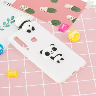Силиконовый (TPU) чехол UniCase 3D Pattern для Samsung Galaxy A9 2018 (A920) - Panda / White Background