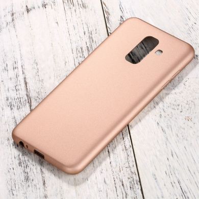 Силіконовий (TPU) чохол X-LEVEL Matte для Samsung Galaxy A6+ 2018 (A605) - Gold