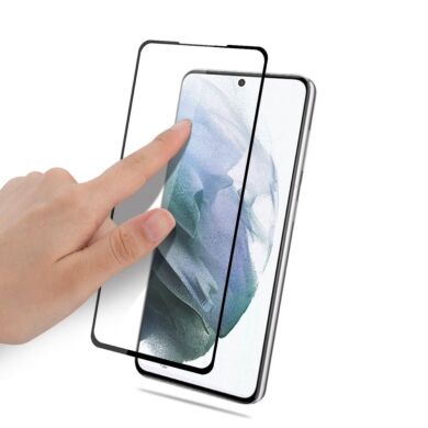 Захисне скло AMORUS Full Glue Tempered Glass для Samsung Galaxy S23 Plus - Black