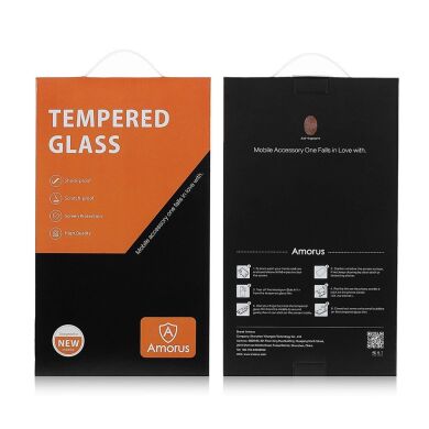 Защитное стекло AMORUS Full Glue Tempered Glass для Samsung Galaxy S23 Plus - Black