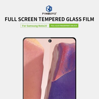 Защитное стекло PINWUYO 3D Full Glue для Samsung Galaxy Note 20 (N980) - Black
