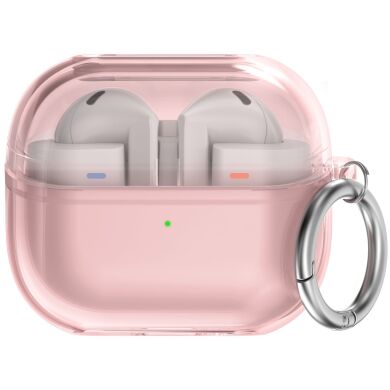 Защитный чехол AHASTYLE WG162 для Samsung Galaxy Buds 3 / Buds 3 Pro - Transparent Pink