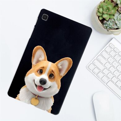 Защитный чехол Deexe Animal Series для Samsung Galaxy Tab A7 Lite (T220/T225) - Corgi