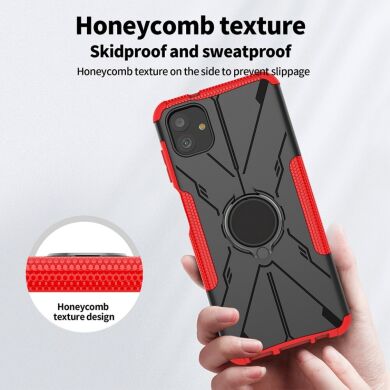 Защитный чехол Deexe Armor Bear для Samsung Galaxy A04 (A045) - Red