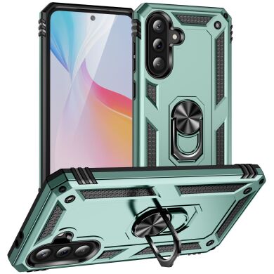 Захисний чохол Deexe Armor Case для Samsung Galaxy A37 (A376) - Blackish Green