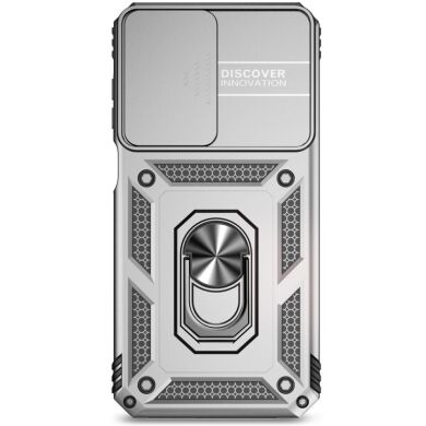 Защитный чехол Deexe Armor Shield для Samsung Galaxy A55 (A556) - Silver