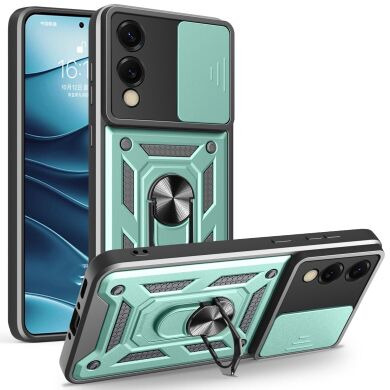 Защитный чехол Deexe Armor Shield для Samsung Galaxy S25 Edge (S937) - Green