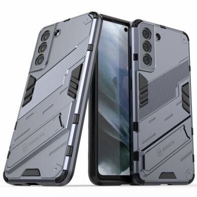 Защитный чехол Deexe Bibercas для Samsung Galaxy S21 FE (G990) - Grey