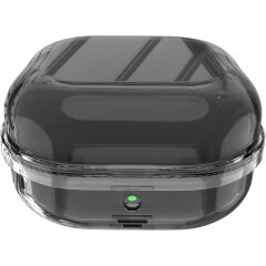 Защитный чехол Deexe Clear Guard для Samsung Galaxy Buds 4 / Buds 4 Pro - Black / Grey