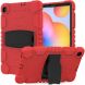 Защитный чехол Deexe Color Kickstand для Samsung Galaxy Tab S6 lite / S6 Lite (2022/2024) - Red / Black. Фото 1 из 10