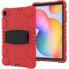 Защитный чехол Deexe Color Kickstand для Samsung Galaxy Tab S6 lite / S6 Lite (2022/2024) - Red / Black. Фото 3 из 10