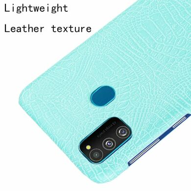 Захисний чохол Deexe Croco Style для Samsung Galaxy M30s (M307) / Galaxy M21 (M215) - Baby Blue