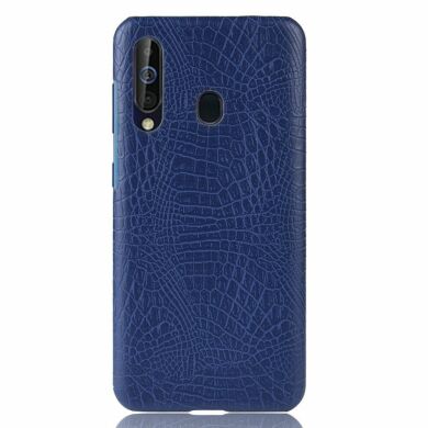 Защитный чехол Deexe Croco Style для Samsung Galaxy M40 - Dark Blue