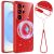 Защитный чехол Deexe Glitter Case with MagSafe для Samsung Galaxy S26 Ultra (S948) - Red