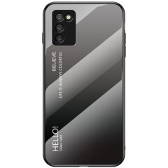 Захисний чохол Deexe Gradient Color для Samsung Galaxy A03s (A037) - Black / Grey