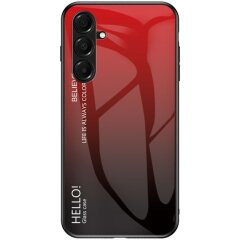 Защитный чехол Deexe Gradient Color для Samsung Galaxy A17 (A175) - Red / Black