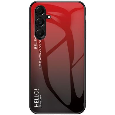 Защитный чехол Deexe Gradient Color для Samsung Galaxy A17 (A175) - Red / Black