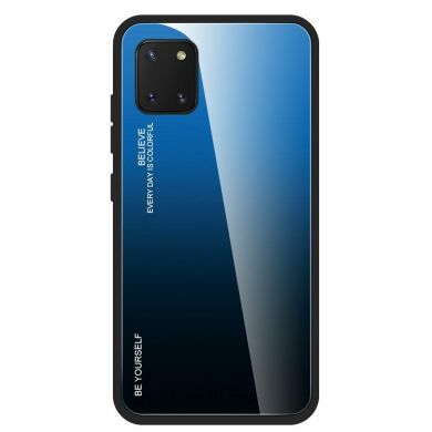 Захисний чохол Deexe Gradient Color для Samsung Galaxy Note 10 Lite (N770) - Blue / Black