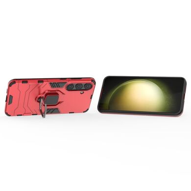 Защитный чехол Deexe Hybrid Case для Samsung Galaxy S24 Plus - Red