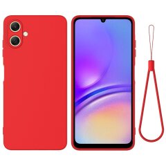 Защитный чехол Deexe Silicone Case для Samsung Galaxy A07 (A075) - Red