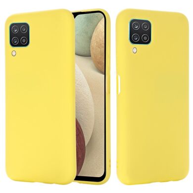 Захисний чохол Deexe Silicone Case для Samsung Galaxy A12 (A125) / A12 Nacho (A127) / M12 (M127) - Yellow