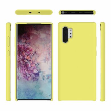 Захисний чохол Deexe Silicone Case для Samsung Galaxy Note 10+ (N975) - Yellow