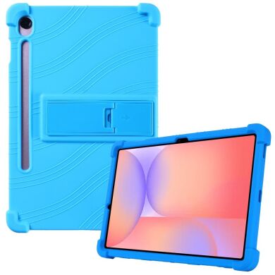 Захисний чохол Deexe Silicone Kickstand для Samsung Galaxy Tab S10 Lite (X400/X406) - Baby Blue