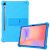Защитный чехол Deexe Silicone Kickstand для Samsung Galaxy Tab S10 Lite (X400/X406) - Baby Blue