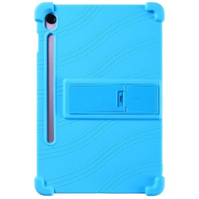 Захисний чохол Deexe Silicone Kickstand для Samsung Galaxy Tab S10 Lite (X400/X406) - Baby Blue