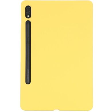 Захисний чохол Deexe Silicone Shell для Samsung Galaxy Tab S10 Ultra - Yellow