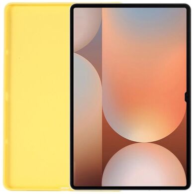 Захисний чохол Deexe Silicone Shell для Samsung Galaxy Tab S10 Ultra - Yellow