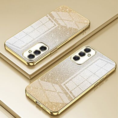 Защитный чехол Deexe Sparkles Cover для Samsung Galaxy A34 (A346) - Gold