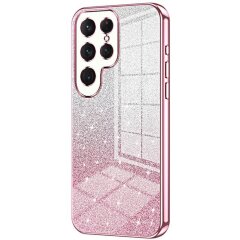 Захисний чохол Deexe Sparkles Cover для Samsung Galaxy S26 Ultra - Pink